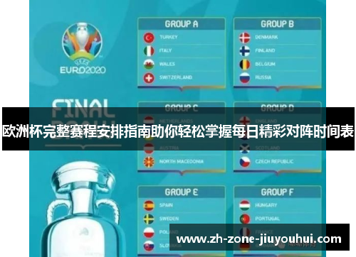 欧洲杯完整赛程安排指南助你轻松掌握每日精彩对阵时间表